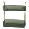 Two-Tier Makeup Organizer Stand, Green view 1