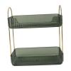 Two-Tier Makeup Organizer Stand, Green view 2