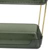 Two-Tier Makeup Organizer Stand, Green view 3