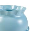 [en.casa] Assen Plant Stand with Flower Pot, Metal, Light Blue, 31.5 x 19.5 cm view 4