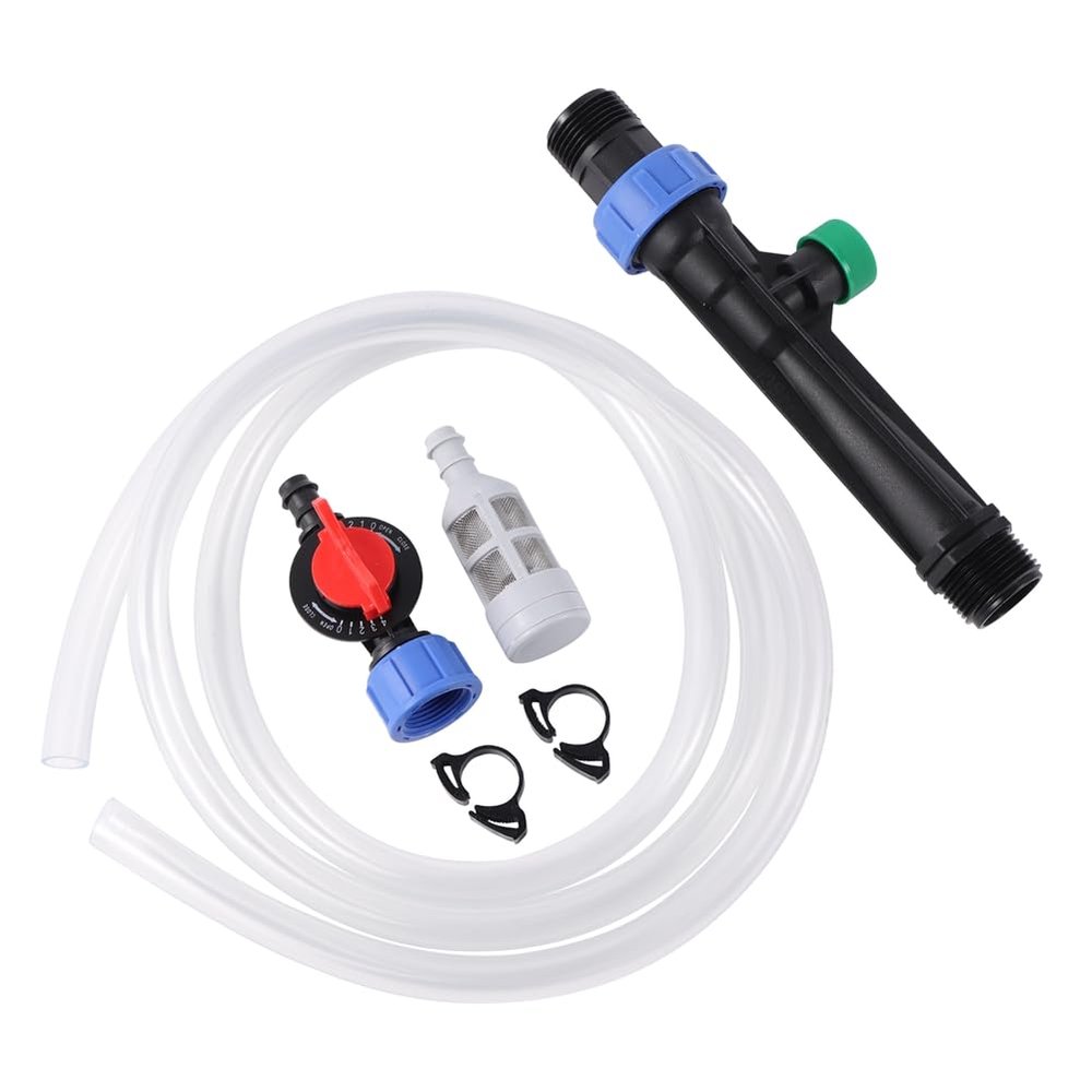 Lodokdre Venturi Fertilizer Set with Male Thread and Drip Irrigation Connectors