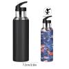 Blue Ocean Shark 600 mL Insulated Water Bottle with Straw view 2