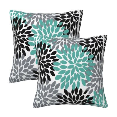 Dahlia Pillow Covers, Soft and Cozy, Colorfast, Stain-Resistant
