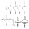 UPALDHOU Fly Fishing Rod Guide Set, Stainless Steel, Double-Foot Guide Rings, Various Sizes view 3