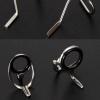 UPALDHOU Fly Fishing Rod Guide Set, Stainless Steel, Double-Foot Guide Rings, Various Sizes view 4