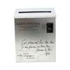 LOVIVER Silver Metal Wall-Mounted Mailbox with Newspaper Holder view 1