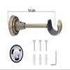 Pelagia Curtain Rod, 25 mm, Single Rod, Antique Brass, 140 cm view 3