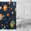 ZGDPBYF Galaxy Universe Shower Curtain Set, 150 x 180 cm view 1