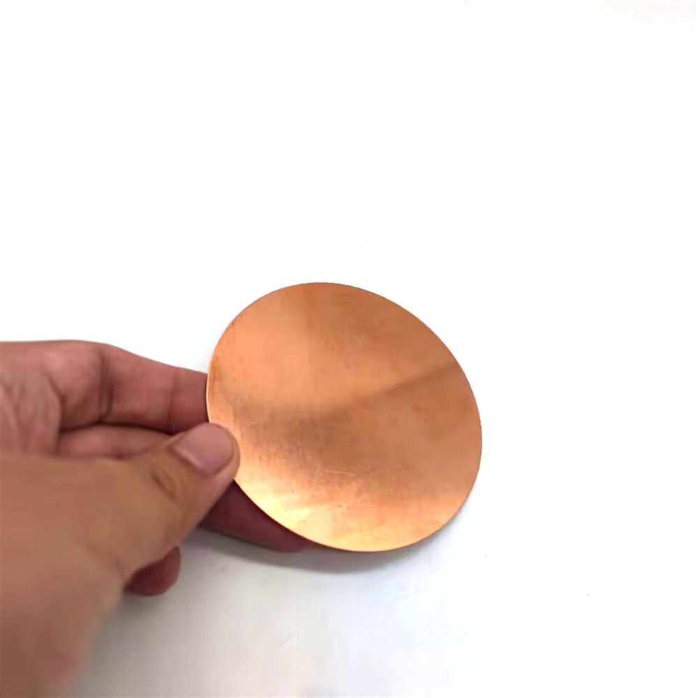T2 Copper Disc Plate, Round Sheet, 3 × 200 mm, 1 pc