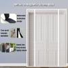 Magnetic Fiberglass Insect Screen Door, 235 x 190 cm, White view 2