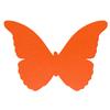 Orange Felt Butterfly – Decorative Crafting, 3–60 cm view 1