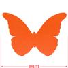 Orange Felt Butterfly – Decorative Crafting, 3–60 cm view 3