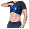 NIULI Men's Sauna Vest, Waist Trainer, Front-Zip Neoprene Tank Top, Adjustable Sauna Workout Suit (Color: Men, Size: L) view 1