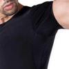 NIULI Men's Sauna Vest, Waist Trainer, Front-Zip Neoprene Tank Top, Adjustable Sauna Workout Suit (Color: Men, Size: L) view 3