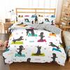 NDXRWDZR Dachshund Duvet Cover Set 155 x 220 cm with Zipper for Children view 1