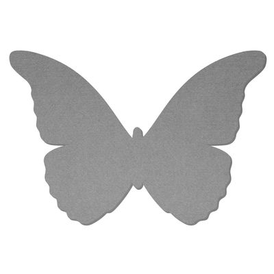 Gray Felt Butterfly for Décor and Crafts, 3–60 cm