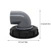 IBC Tote Lid Filter, 165 mm/245 mm Nylon Rainwater Filter view 4