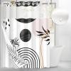 Britown Hookless Boho Shower Curtain Set with Snap-In Liner view 1