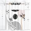 Britown Hookless Boho Shower Curtain Set with Snap-In Liner view 2