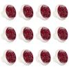 Cabinet/Drawer Knobs with Arthritis Leopard Pattern, Clear Crystal Glass, 12-Pack view 1