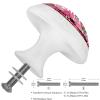 Cabinet/Drawer Knobs with Arthritis Leopard Pattern, Clear Crystal Glass, 12-Pack view 3