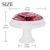 Cabinet/Drawer Knobs with Arthritis Leopard Pattern, Clear Crystal Glass, 12-Pack view 4