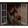 ZHZFSH Magnetic Fly Screen Curtain, Black, 110 x 95 cm view 1