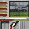 ZHZFSH Magnetic Fly Screen Curtain, Black, 110 x 95 cm view 2