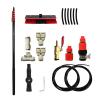 Window Cleaning Pole, Water-Fed Washing Set with Extension Pole for Truck Windows and Photovoltaic/Solar Panels (55 cm Brush Head, 18 ft/5.4 m) view 2