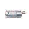 JGB37-550 6V Mini Electronic Starter with High-Torque Gearbox, 1150 RPM view 3