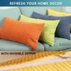 Decorative Corduroy Pillow Cover with Zipper view 4