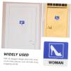 Generic 2-Piece Acrylic Bathroom Signs, Toilet Signage for Restaurants and Offices, LED Men's Restroom Decor view 3