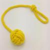 AOEGBY 1PC Handwoven Cotton Linen Curtain Tieback Rope with Ball Buckle, Pink view 2