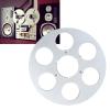 Annadue 1/4-Inch 10.5-Inch Empty Reel, Open-Reel Aluminum Alloy Tape Reel, Silver view 2