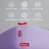 Schuette Fitted Sheet 70 x 200 cm, Up to 25 cm, 100% Cotton, Light Violet view 4