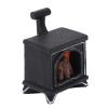 Miniature Fireplace Statue with LED Light view 2