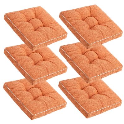 Set of 6 Square Chair Cushions, 45 x 45 cm, A14