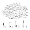 CHATROOM 100-Piece Round Cable Wire Clips, 10 mm view 1