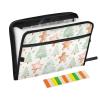 Accordion File Folder with Christmas Tree Cartoon Pattern, 13 Pockets view 1