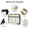 Accordion File Folder with Christmas Tree Cartoon Pattern, 13 Pockets view 3