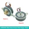 Mini 36 mm Round Thin Stepper Motor, 0.9°, 2-Phase 4-Wire, Double Ball Bearing, 5 mm Shaft, 1 Pc. view 2
