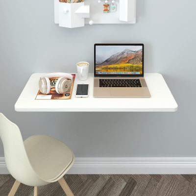 SZITW Weier Folding Wall-Mounted Desk, Drop-Leaf Table, 60/80/100/120 cm