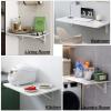 SZITW Weier Folding Wall-Mounted Desk, Drop-Leaf Table, 60/80/100/120 cm view 3