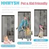HHMYSH Magnetic Insect Screen Door, Black, 220 x 260 cm view 3