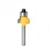 Wildeep 1/4-Inch Shank Roundover Router Bit with Bearing, 6.35 mm x R3.17 mm view 1