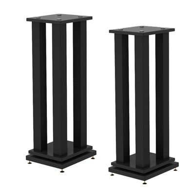 Speaker Stands, Sturdy Pair for Large Speakers, Metal Surround Speaker Stands for Home Studio or Theater (Size: L)
