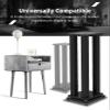 Speaker Stands, Sturdy Pair for Large Speakers, Metal Surround Speaker Stands for Home Studio or Theater (Size: L) view 3