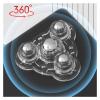 SBTRKT 4-Piece Self-Adhesive Silent Ball Universal Casters, 3 Beads, 100 kg, Stainless Steel, 360° Swivel (Color: 4PCS TS2) view 3