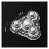 SBTRKT 4-Piece Self-Adhesive Silent Ball Universal Casters, 3 Beads, 100 kg, Stainless Steel, 360° Swivel (Color: 4PCS TS2) view 4