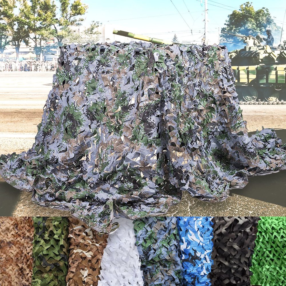 Customizable Camouflage Net for Shade, Privacy, Hunting, Camping and Décor